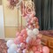 Greentek; 60-Piece Pink, White & Metallic Rose Gold Confetti Balloon Kit – 12-Inch Premium Latex & Chrome Balloons for Birthdays, Weddings & Baby Showers; Category:Latex Balloons; Image:4
